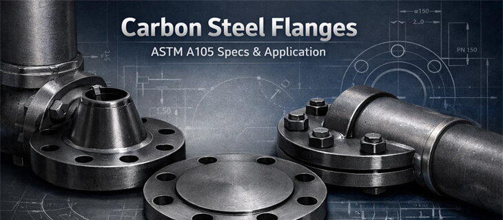 Carbon Steel Flanges | ASTM A105 Specs & Applications