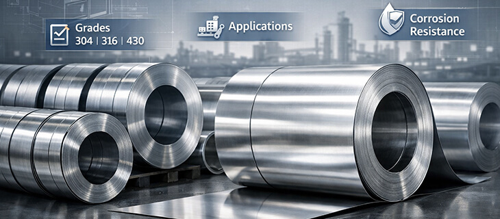 Stainless Steel Coils: Grades & Applications Guide