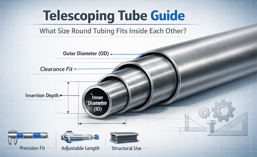 Telescoping Tube Guide: What Size Tubing Fits Inside?