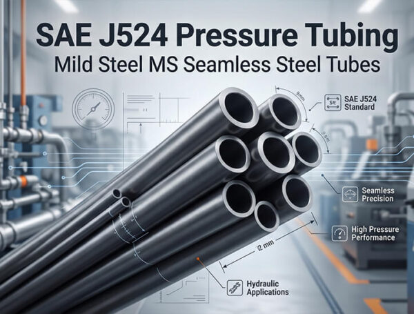 Pressure Tubing SAE J524: Why Mild Steel Seamless Tubes Are a Smart Choice for Hydraulic Lines