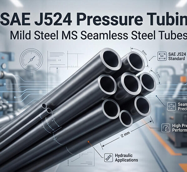 Pressure Tubing (SAE J524) Mild Steel MS Seamless Steel Tubes