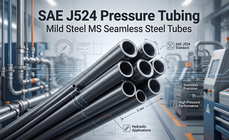 Pressure Tubing SAE J524: Why Mild Steel Seamless Tubes Are a Smart Choice for Hydraulic Lines
