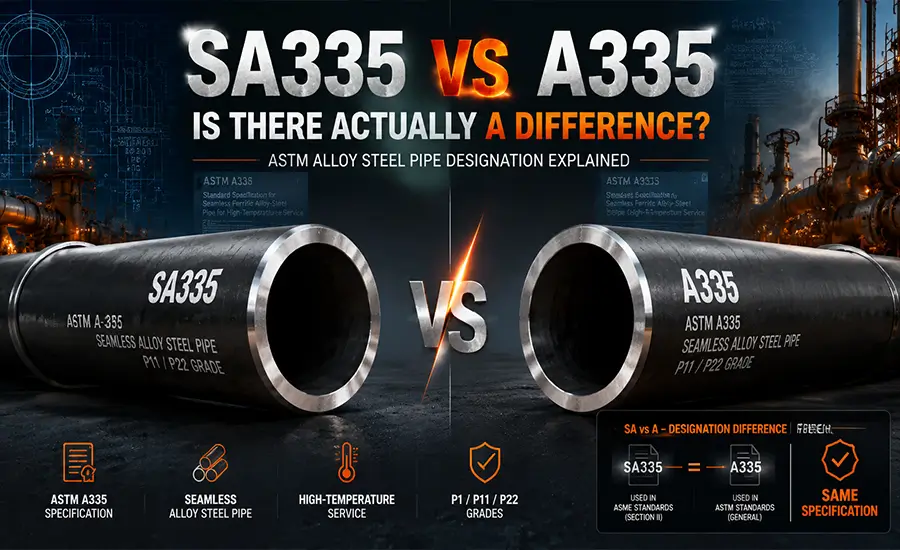 SA335 vs A335: Is There Actually a Difference?